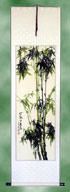 Chinese Bamboo Art Wall Scroll