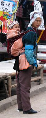 How Chinese ethnic minorities carry their babies