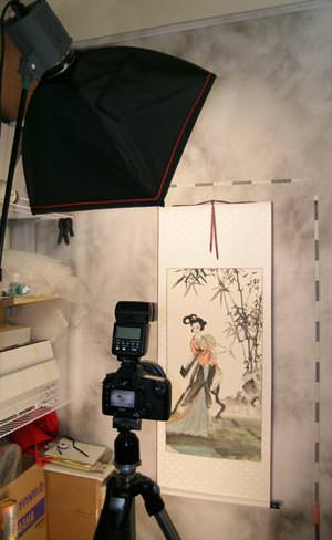 Our new Asian art photo studio in San Diego
