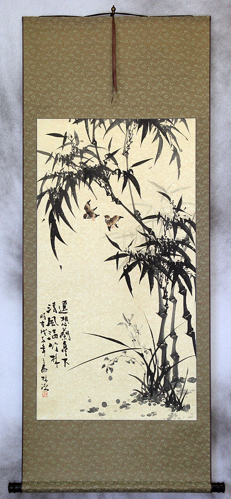 Bamboo Wall Scroll