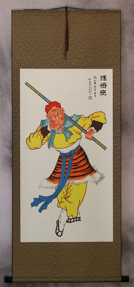 Monkey King of China Wall Scroll
