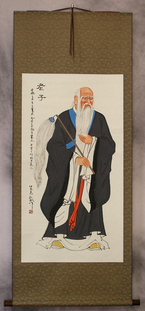 Wise Lao Tzu / Laozi - Large Wall Scroll