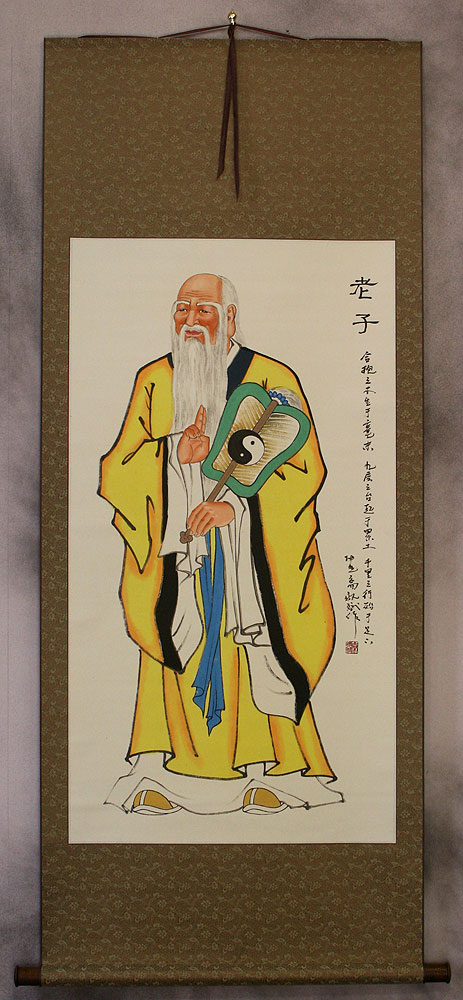 Wisdom of Lao Tzu / Laozi Wall Scroll