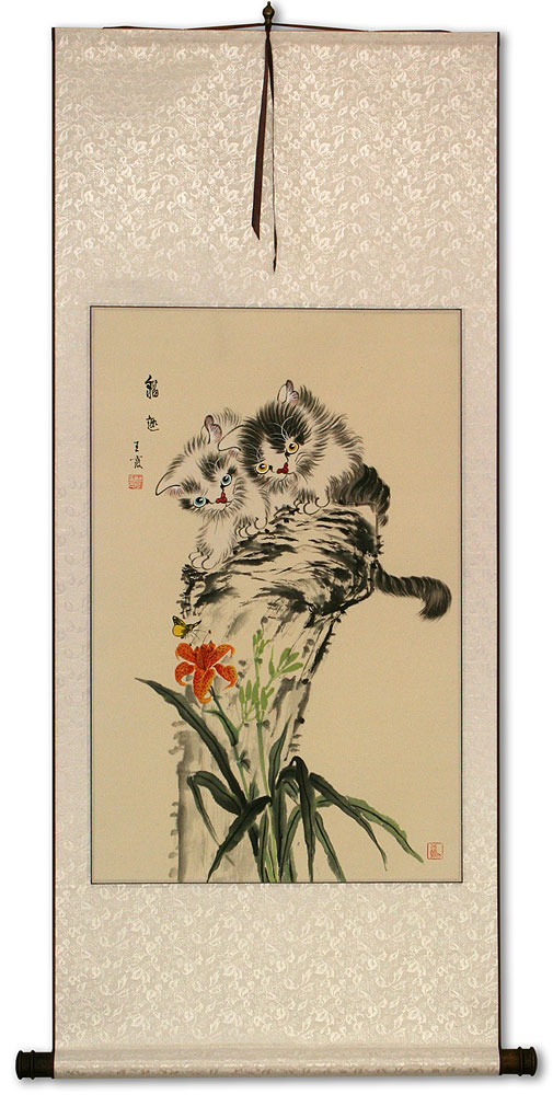 Cat Fun Wall Scroll