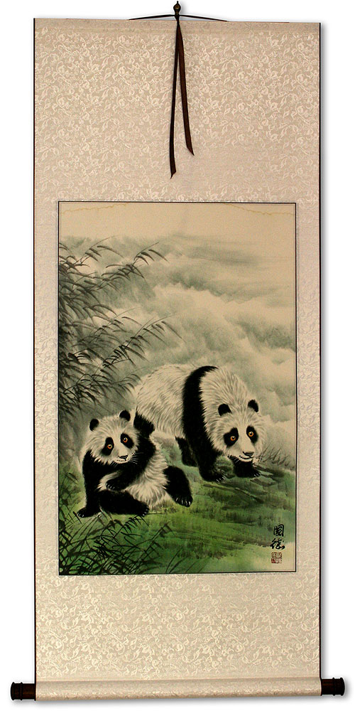 Panda Wall Scroll