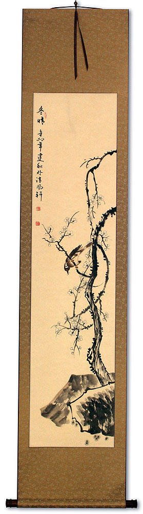 Clear Winter - Plum Blossom - Chinese Scroll