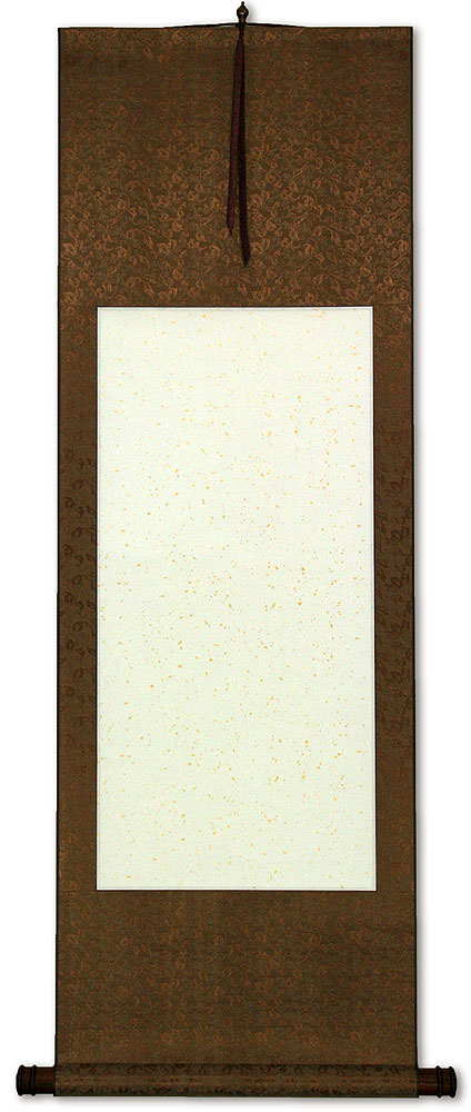 Blemished Blank Tan/Copper Wall Scroll