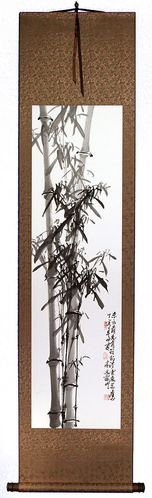 New Chinese Bamboo Wall Scroll