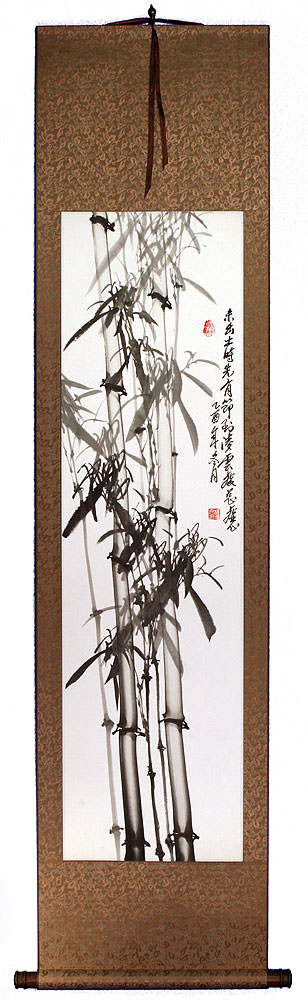 Traditional Chinese Bamboo Wall Scroll