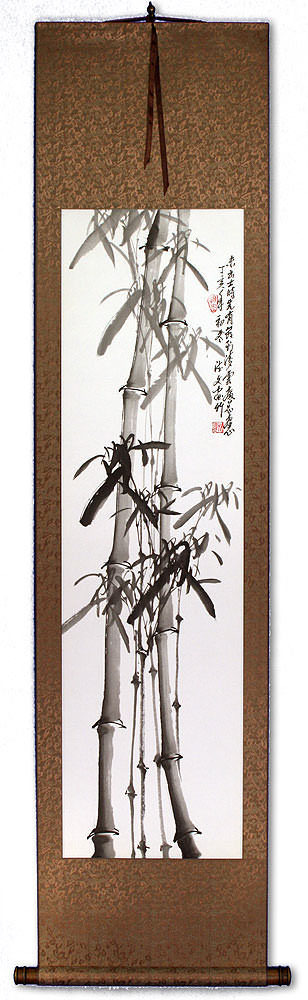 Fresh Bamboo Wall Scroll