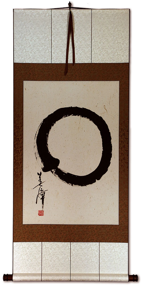 Enso Zen Circle Wall Scroll