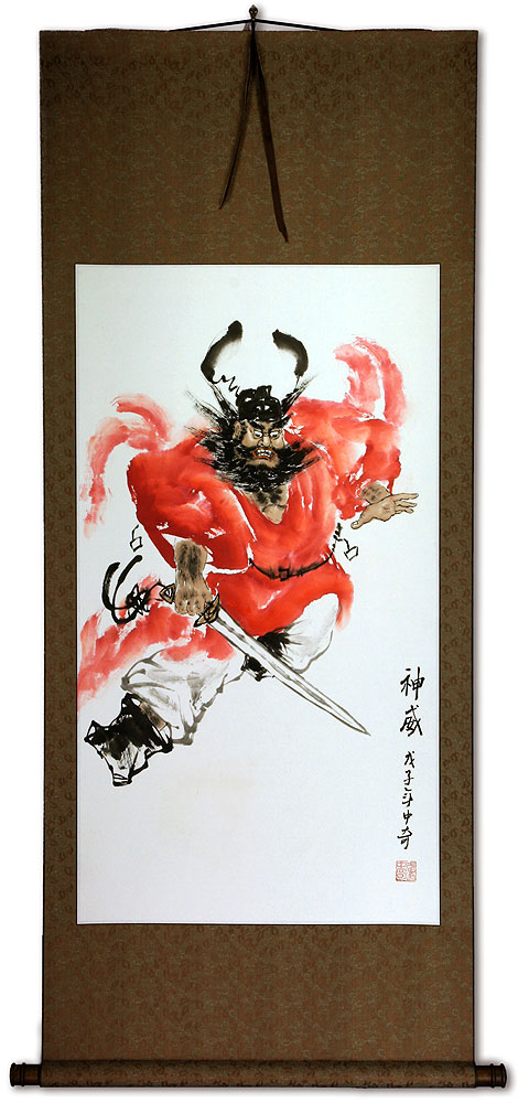 Zhong Kui Ghost Warrior - Wall Scroll