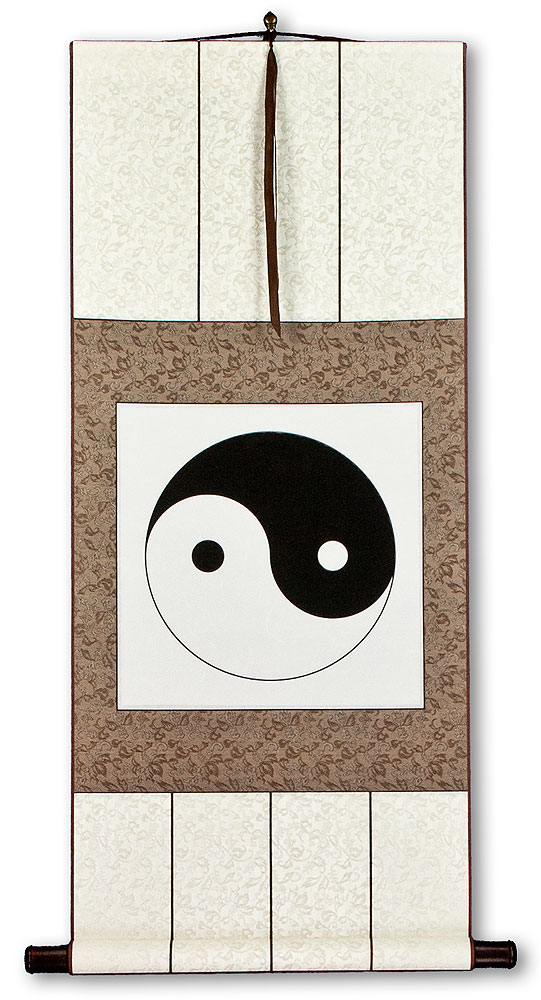 Yin Yang Print Wall Scroll