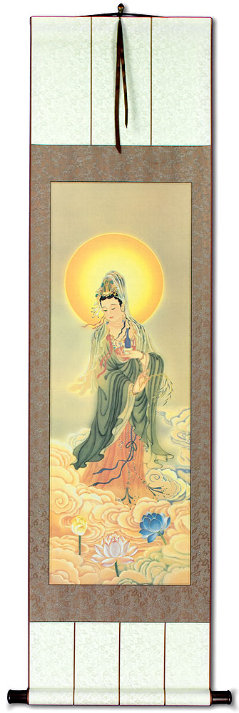 Buddhist Deity Print - Buddha Repro - Wall Scroll