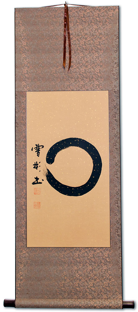 Enso Japanese Symbol Hanging Scroll