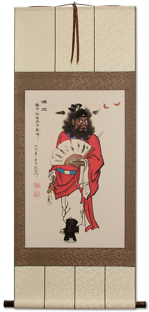 Zhong Kui Ghost Destroyer Wall Scroll