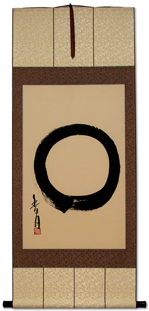 Enso Japanese Symbol - Large Wall Scroll