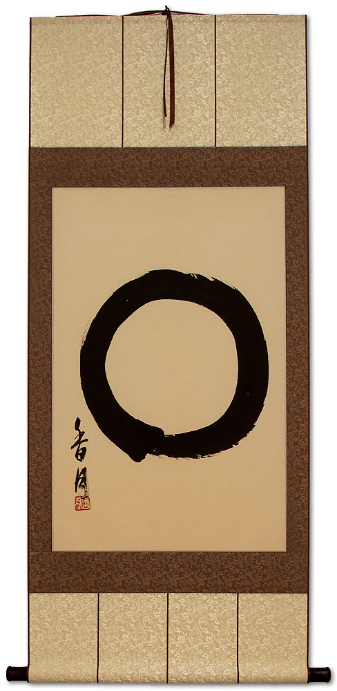 Enso Japanese Symbol - Large Wall Scroll