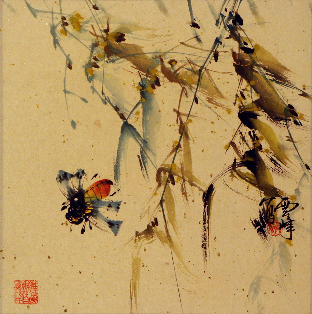 Bee and Flower Painting