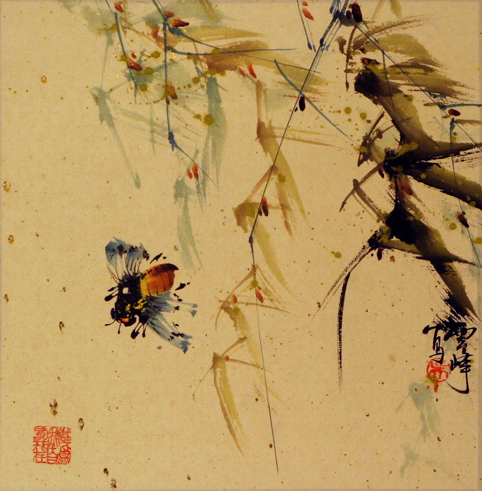 Bee and Flower Painting