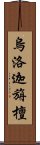 烏洛迦旃檀 Scroll