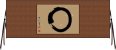 Enso - Japanese Zen Circle Horizontal Wall Scroll