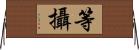 等攝 Horizontal Wall Scroll