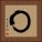 Enso - Japanese Zen Circle Square Portrait