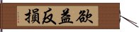 欲益反損 Hand Scroll