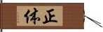 正体 Hand Scroll