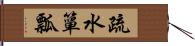 疏水簞瓢 Hand Scroll