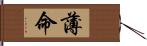 薄命 Hand Scroll