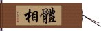 體相 Hand Scroll