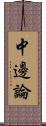 中邊論 Scroll