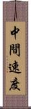 中間速度 Scroll