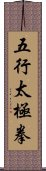 Five Elements Tai Chi Fist Scroll