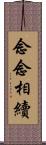 念念相續 Scroll