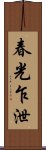 春光乍泄 Scroll