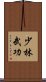 Shaolin Martial Arts Scroll