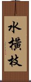 水橫枝 Scroll