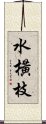 水橫枝 Scroll