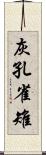 灰孔雀雉 Scroll