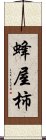 蜂屋柿 Scroll