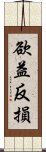 欲益反損 Scroll