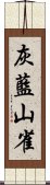 灰藍山雀 Scroll