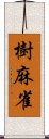 樹麻雀 Scroll