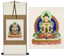 Buddha Deity Print<br>Wall Scroll