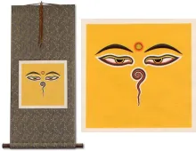 Eyes of Buddha<br>Print Wall Scroll