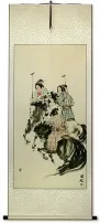 Polo Horse Wall Scroll