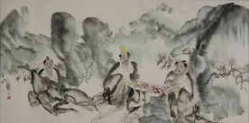 Jiang Feng's Abstract Chinese Painting